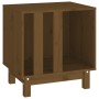 Cama para perros madera maciza pino marrón miel 50x40x52 cm en Casetas para perros | Comprar online en Foru.es