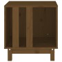 Cama para perros madera maciza pino marrón miel 50x40x52 cm en Casetas para perros | Comprar online en Foru.es