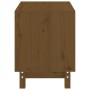 Cama para perros madera maciza pino marrón miel 50x40x52 cm en Casetas para perros | Comprar online en Foru.es