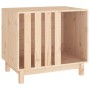Caseta para perros madera maciza de pino 70x50x62 cm en Casetas para perros | Comprar online en Foru.es