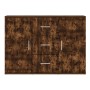 Aparador madera contrachapada roble ahumado 91x29,5x65 cm de vidaXL, Aparadores - Ref: Foro24-823347, Precio: 82,67 €, Descue...