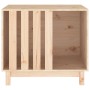 Caseta para perros madera maciza de pino 70x50x62 cm en Casetas para perros | Comprar online en Foru.es