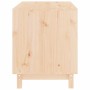 Caseta para perros madera maciza de pino 70x50x62 cm en Casetas para perros | Comprar online en Foru.es