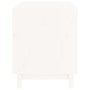 Caseta para perros madera maciza de pino blanco 70x50x62 cm en Casetas para perros | Comprar online en Foru.es