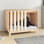 Caseta para perros madera maciza de pino 90x60x67 cm en Casetas para perros | Comprar online en Foru.es