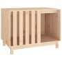 Caseta para perros madera maciza de pino 90x60x67 cm en Casetas para perros | Comprar online en Foru.es