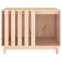 Caseta para perros madera maciza de pino 90x60x67 cm en Casetas para perros | Comprar online en Foru.es