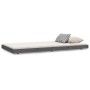 Estructura de cama madera maciza de pino gris 90x200 cm de vidaXL, Camas y somieres - Ref: Foro24-823496, Precio: 97,05 €, De...