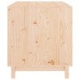 Caseta para perros madera maciza de pino 90x60x67 cm en Casetas para perros | Comprar online en Foru.es