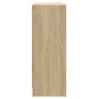 Aparador de madera de ingeniería color roble Sonoma 91x28x75 cm de vidaXL, Aparadores - Ref: Foro24-823011, Precio: 101,59 €,...