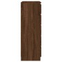 Cómoda de madera contrachapada roble marrón 60x36x103 cm de vidaXL, Cajoneras - Ref: Foro24-823023, Precio: 123,57 €, Descuen...