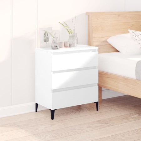 Aparador de madera contrachapada blanco 60x35x70 cm de vidaXL, Aparadores - Ref: Foro24-823048, Precio: 61,70 €, Descuento: %