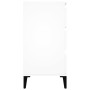 Aparador de madera contrachapada blanco 60x35x70 cm de vidaXL, Aparadores - Ref: Foro24-823048, Precio: 61,70 €, Descuento: %
