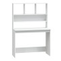 Escritorio estantes madera contrachapada blanco 102x45x148 cm de vidaXL, Escritorios - Ref: Foro24-823000, Precio: 76,36 €, D...