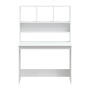 Escritorio estantes madera contrachapada blanco 102x45x148 cm de vidaXL, Escritorios - Ref: Foro24-823000, Precio: 76,36 €, D...