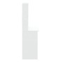 Escritorio estantes madera contrachapada blanco 102x45x148 cm de vidaXL, Escritorios - Ref: Foro24-823000, Precio: 76,36 €, D...