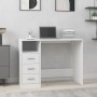 Escritorio cajones madera contrachapada blanco 102x50x76 cm de vidaXL, Escritorios - Ref: Foro24-823032, Precio: 86,54 €, Des...
