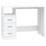Escritorio cajones madera contrachapada blanco 102x50x76 cm de vidaXL, Escritorios - Ref: Foro24-823032, Precio: 86,54 €, Des...