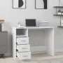 Escritorio cajones madera contrachapada blanco 102x50x76 cm de vidaXL, Escritorios - Ref: Foro24-823032, Precio: 86,68 €, Des...