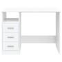 Escritorio cajones madera contrachapada blanco 102x50x76 cm de vidaXL, Escritorios - Ref: Foro24-823032, Precio: 86,54 €, Des...