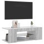 Mueble de TV con luces LED gris Sonoma 90x39x30 cm en Muebles TV | Comprar online en Foru.es