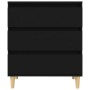 Aparador de madera contrachapada negro 60x35x70 cm de vidaXL, Aparadores - Ref: Foro24-823041, Precio: 75,70 €, Descuento: %