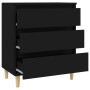 Aparador de madera contrachapada negro 60x35x70 cm de vidaXL, Aparadores - Ref: Foro24-823041, Precio: 75,70 €, Descuento: %