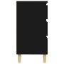 Aparador de madera contrachapada negro 60x35x70 cm de vidaXL, Aparadores - Ref: Foro24-823041, Precio: 75,70 €, Descuento: %