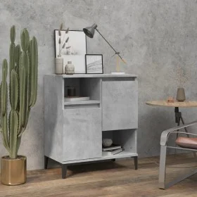 Aparador de madera contrachapada gris hormigón 60x35x70 cm de vidaXL, Aparadores - Ref: Foro24-821152, Precio: 74,14 €, Descu...