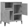 Aparador de madera contrachapada gris hormigón 60x35x70 cm de vidaXL, Aparadores - Ref: Foro24-821152, Precio: 75,27 €, Descu...