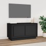 Mueble para TV madera contrachapada negro 80x35x45 cm de vidaXL, Muebles TV - Ref: Foro24-819853, Precio: 58,00 €, Descuento: %