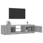 Mueble para TV con luces LED gris Sonoma 140x40x36 cm en Muebles TV | Comprar online en Foru.es