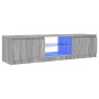Mueble para TV con luces LED gris Sonoma 140x40x36 cm en Muebles TV | Comprar online en Foru.es