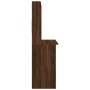 Escritorio con estantes contrachapada marrón roble 102x45x148cm de vidaXL, Escritorios - Ref: Foro24-823007, Precio: 79,06 €,...