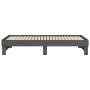Sofá cama extraíble madera maciza de pino gris 2x(90x190) cm de vidaXL, Camas y somieres - Ref: Foro24-823391, Precio: 155,24...