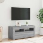 Mueble de TV con luces LED gris Sonoma 90x35x40 cm en Muebles TV | Comprar online en Foru.es