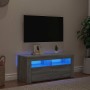 Mueble de TV con luces LED gris Sonoma 90x35x40 cm en Muebles TV | Comprar online en Foru.es