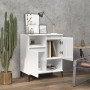 Aparador de madera contrachapada blanco brillante 60x35x70 cm de vidaXL, Aparadores - Ref: Foro24-821150, Precio: 62,51 €, De...