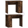 Escritorio de madera contrachapada roble ahumado 100x55x75 cm de vidaXL, Escritorios - Ref: Foro24-823029, Precio: 65,26 €, D...