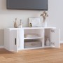 Mueble para TV madera contrachapada blanco 100x35x40 cm en Muebles TV | Comprar online en Foru.es