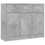 Aparador madera de ingeniería gris hormigón 91x28x75 cm de vidaXL, Aparadores - Ref: Foro24-823012, Precio: 99,78 €, Descuent...