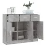 Aparador madera de ingeniería gris hormigón 91x28x75 cm de vidaXL, Aparadores - Ref: Foro24-823012, Precio: 99,78 €, Descuent...