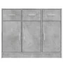 Aparador madera de ingeniería gris hormigón 91x28x75 cm de vidaXL, Aparadores - Ref: Foro24-823012, Precio: 99,78 €, Descuent...
