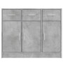 Aparador madera de ingeniería gris hormigón 91x28x75 cm de vidaXL, Aparadores - Ref: Foro24-823012, Precio: 102,69 €, Descuen...