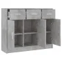 Aparador madera de ingeniería gris hormigón 91x28x75 cm de vidaXL, Aparadores - Ref: Foro24-823012, Precio: 99,78 €, Descuent...