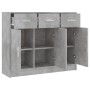 Aparador madera de ingeniería gris hormigón 91x28x75 cm de vidaXL, Aparadores - Ref: Foro24-823012, Precio: 102,69 €, Descuen...