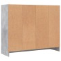 Aparador madera de ingeniería gris hormigón 91x28x75 cm de vidaXL, Aparadores - Ref: Foro24-823012, Precio: 102,69 €, Descuen...