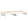 Sofá cama extraíble madera maciza de pino blanco 2x(90x190) cm de vidaXL, Camas y somieres - Ref: Foro24-823390, Precio: 183,...
