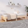 Sofá cama extraíble madera maciza de pino 2x(90x190) cm de vidaXL, Camas y somieres - Ref: Foro24-823389, Precio: 154,19 €, D...