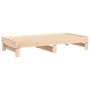 Sofá cama extraíble madera maciza de pino 2x(90x190) cm de vidaXL, Camas y somieres - Ref: Foro24-823389, Precio: 154,19 €, D...